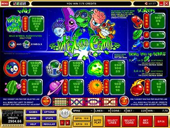 Payout Table Screen