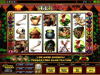 Witch Doctor Reels Screen