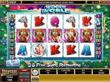 Wooly World Free Spins