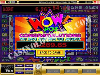 Jackpot Win Screen